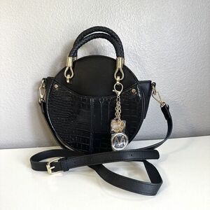 MKF‎ Collection NoBella Croco Crossbody Handbag Vegan Leather Women by Mia K NEW
